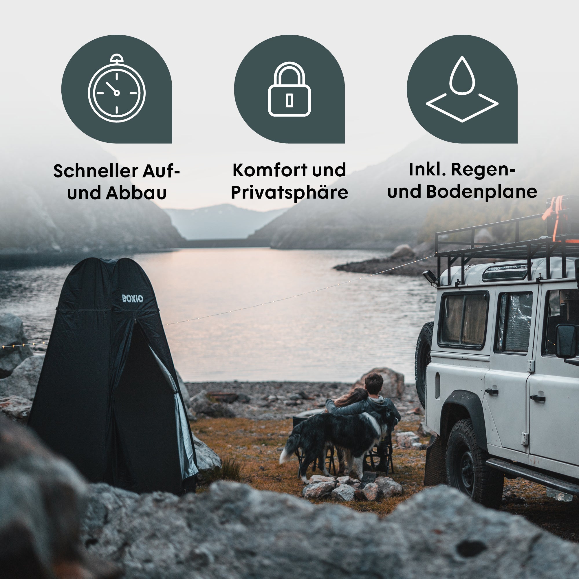 BOXIO TENT Dusch- und Toilettenzelt