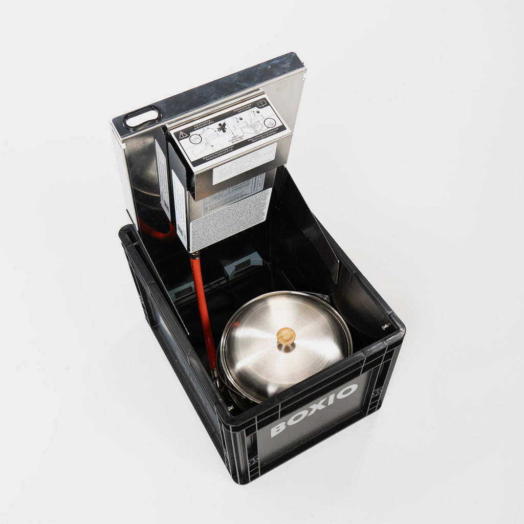 BOXIO COOK PLUS Gaskocher mit Topfset