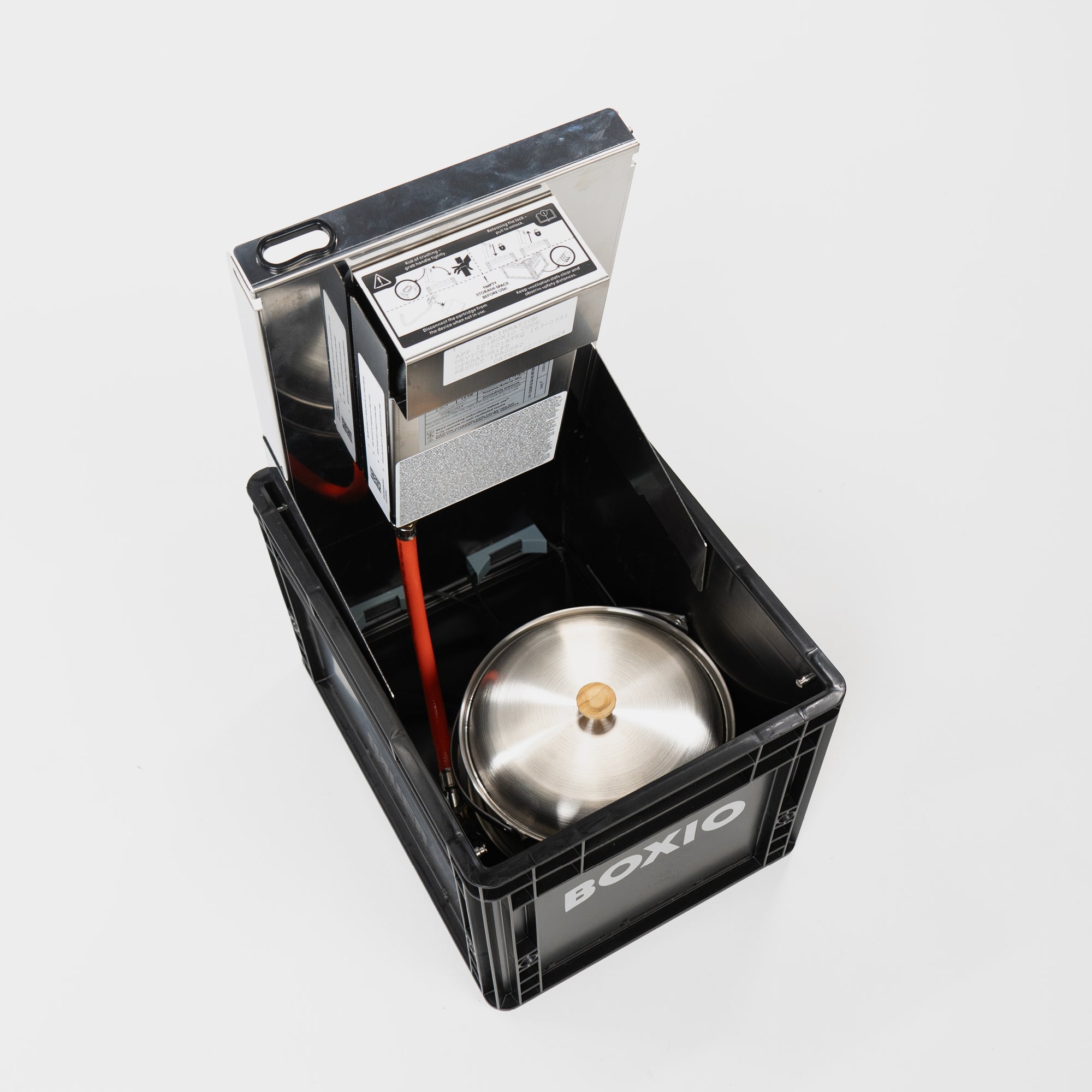 BOXIO COOK PLUS Gaskocher mit Topfset