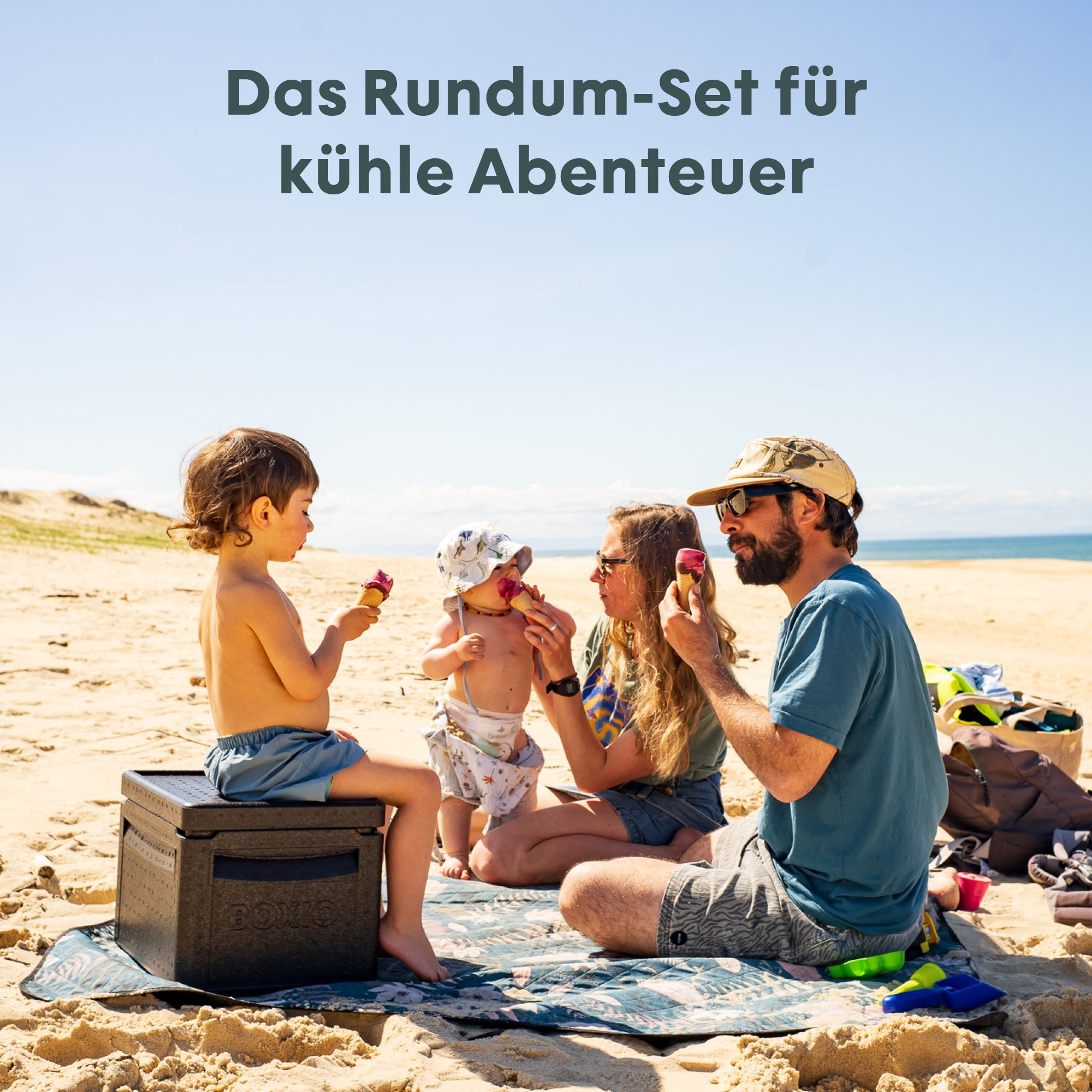 BOXIO COOL PLUS Passive Kühlbox mit Kühlakkus