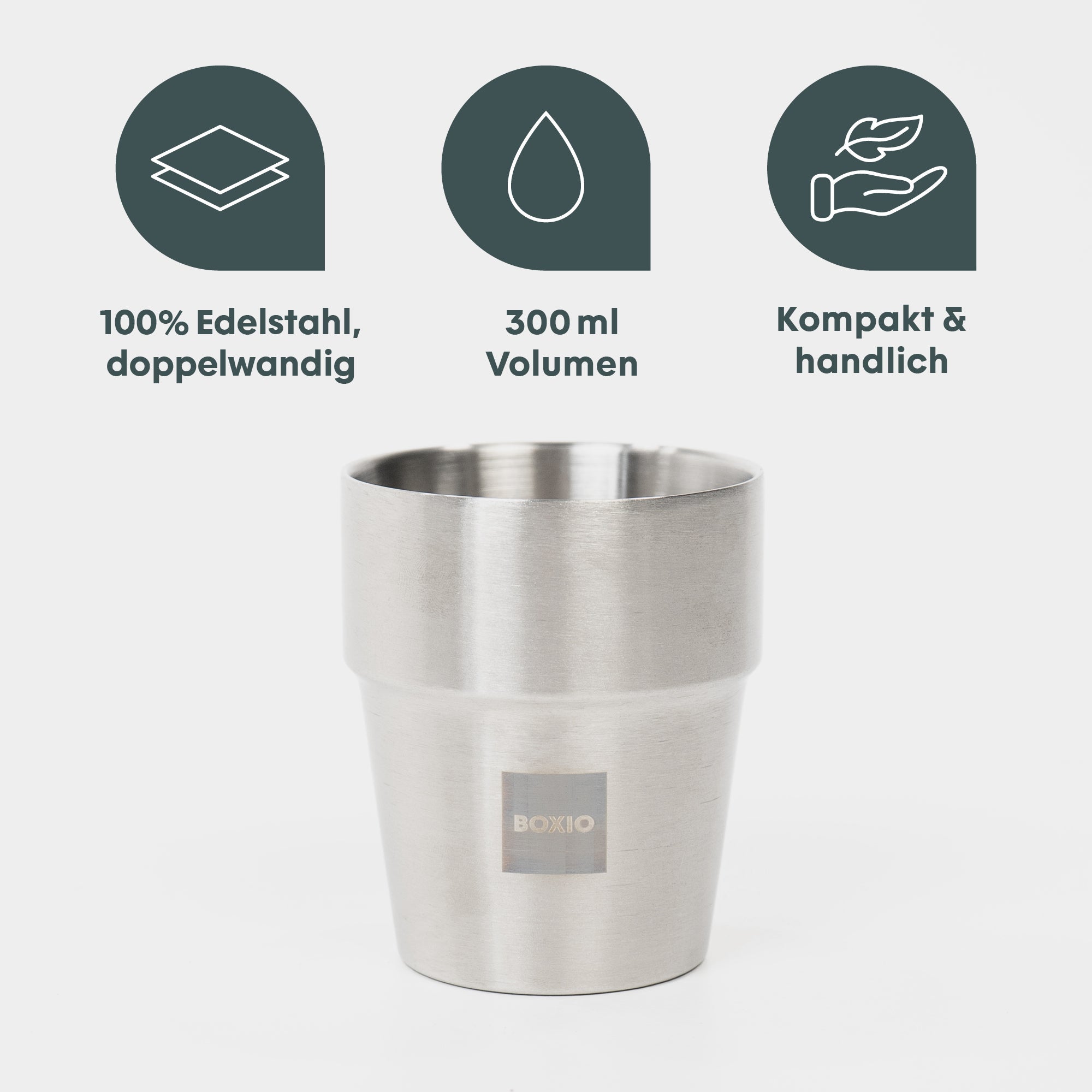 Edelstahlbecher | BOXIO CUP