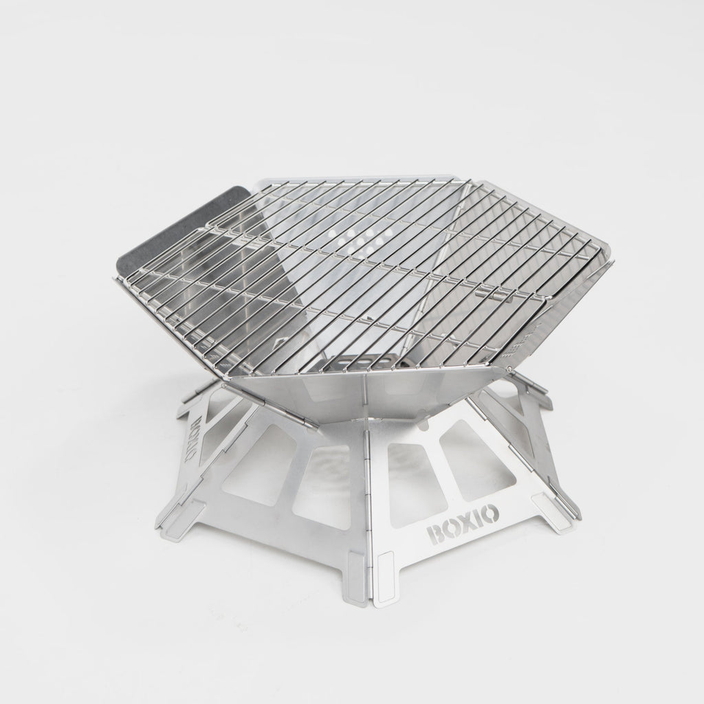 BOXIO FIRE I Feuerschale mit Grill