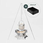 BOXIO FIRE BUNDLE I Feuerschale mit Grill in Eurobox