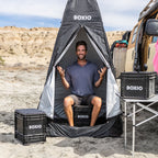 BOXIO SANITARY PLUS • Mobiles Badezimmer mit TENT