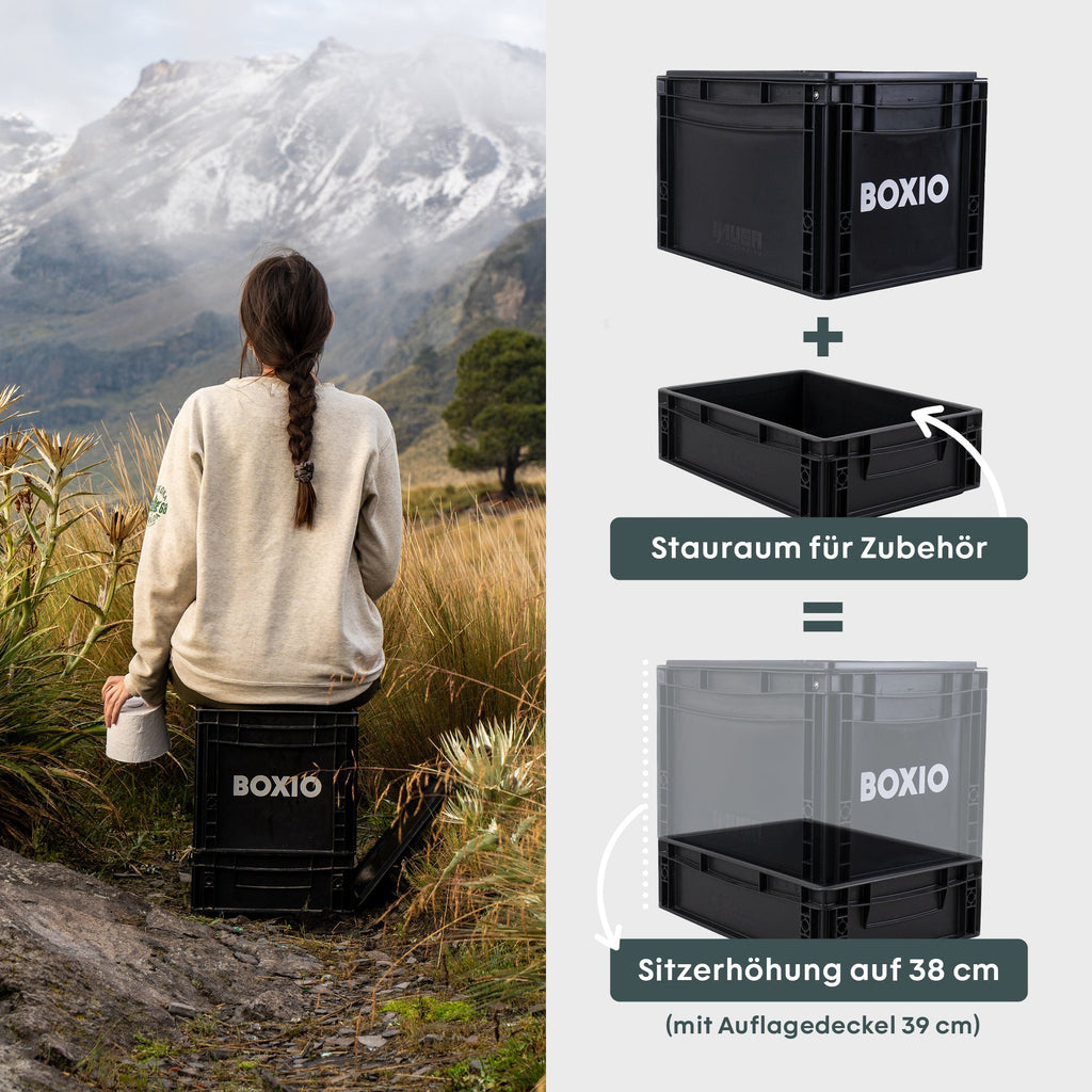 BOXIO SANITARY PLUS • Mobiles Badezimmer mit TENT