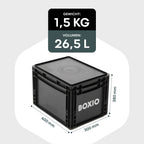 BOXIO SOLO Eurobox mit Deckel