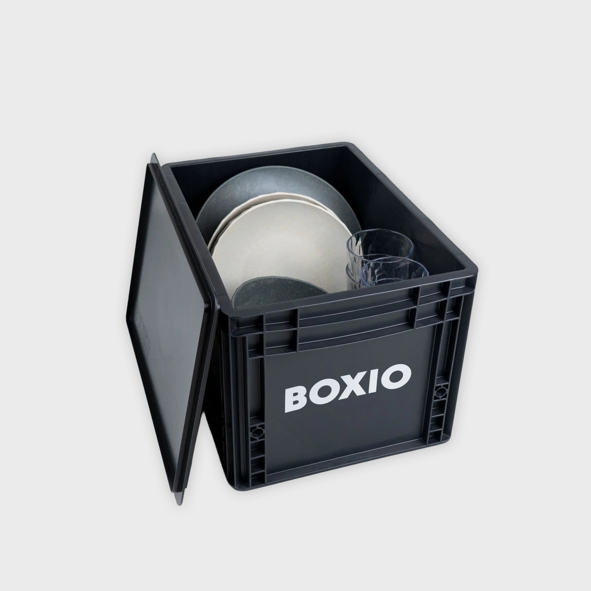 BOXIO SOLO Eurobox mit Deckel