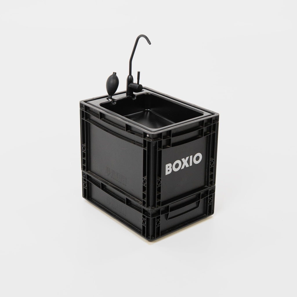 BOXIO WASH MAX+ Camping Waschbecken und Wasserfilter-System