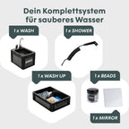 BOXIO WASH MAX+ Camping Waschbecken und Wasserfilter-System