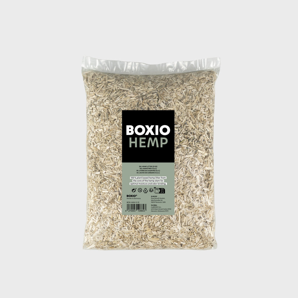 BOXIO REFILL BUNDLE Nachfüllpack mit Hanfstreu und Müllbeuteln