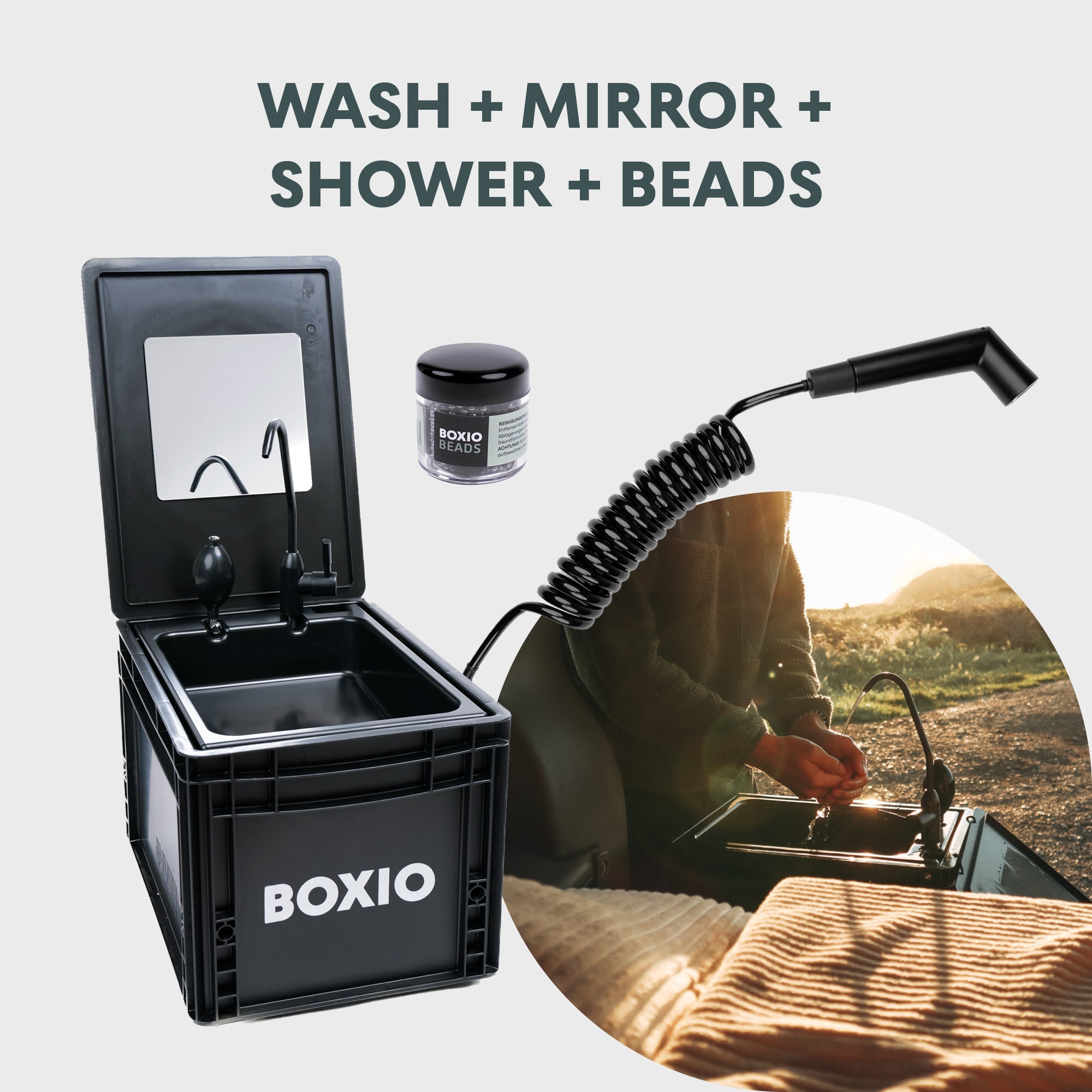 BOXIO SANITARY | Mobiles Badezimmer