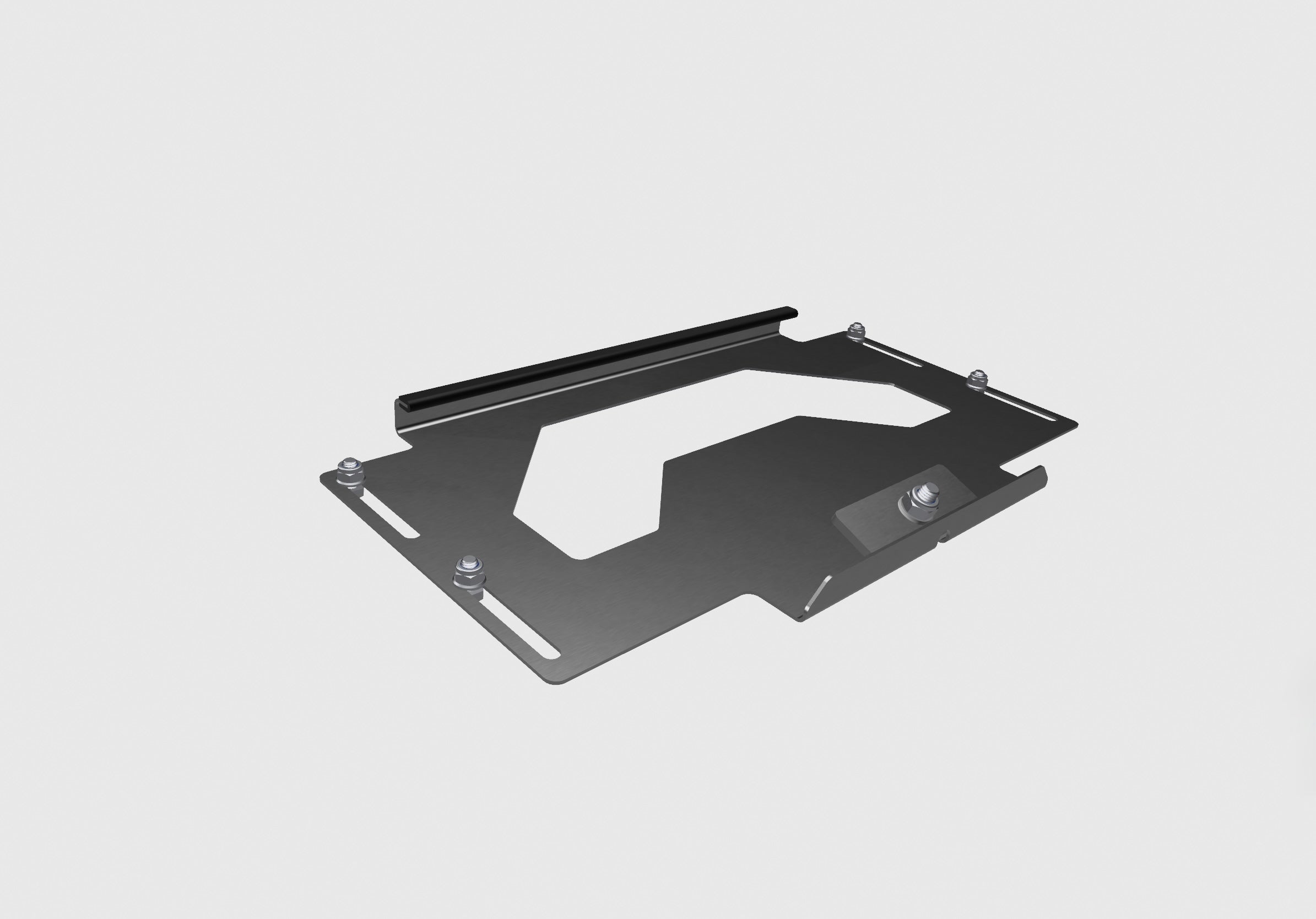 Batteriehalter Batteriemontageplatte Batterieklemme aus rostfreiem Edelstahl für Einbau von Zweitbatterie Aufbaubatterie Verbraucherbatterie AGM Gel LiFePo4 Lithium in VW T5 T6 T4 Reisefahrzeug Camper Wohnmobil universal
