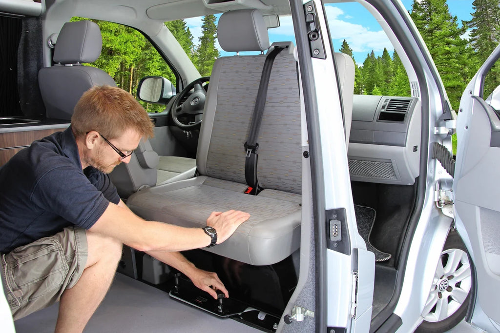 Drehkonsole für VW T5/T6/T6.1 Doppelbank