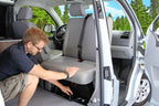 Drehkonsole für VW T5/T6/T6.1 Doppelbank