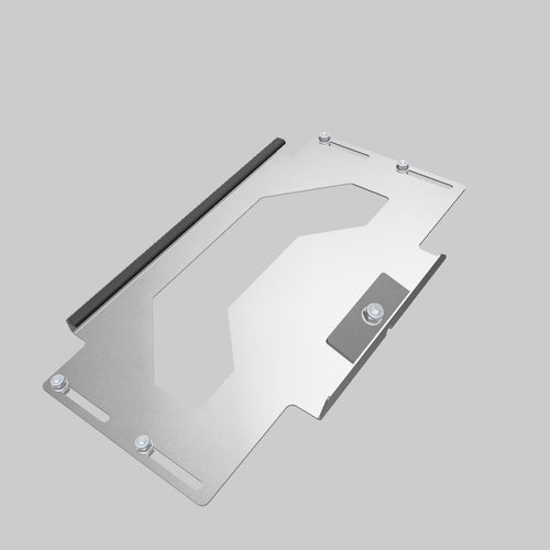 Batteriehalter Batteriemontageplatte Batterieklemme aus rostfreiem Edelstahl für Einbau von Zweitbatterie Aufbaubatterie Verbraucherbatterie AGM Gel LiFePo4 Lithium in VW T5 T6 T4 Reisefahrzeug Camper Wohnmobil universal
